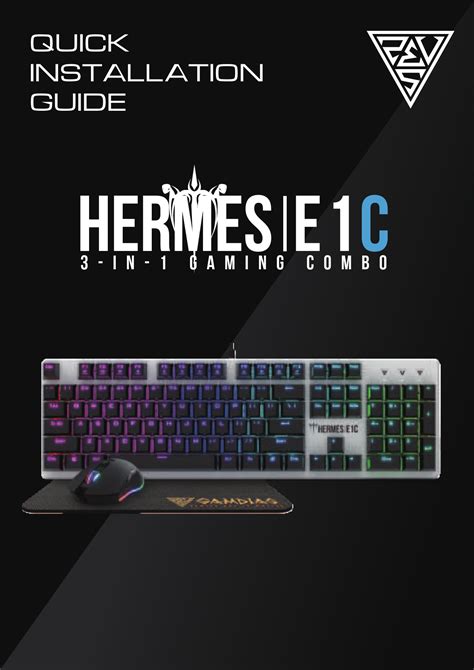 hermes e1c 3 in 1 gaming combo|hermes e1c software download.